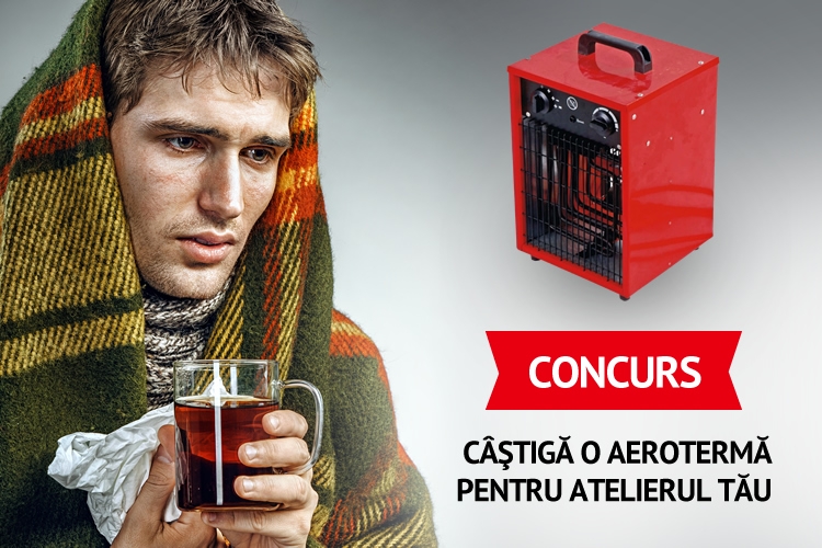 Concurs: Castiga o aeroterma pentru atelierul tau!