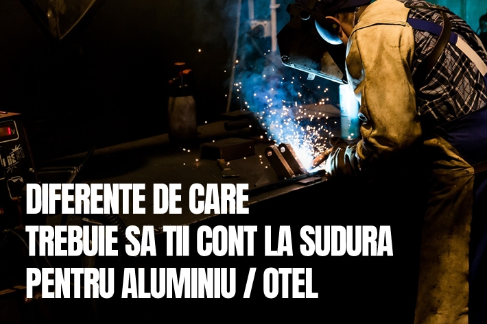 Diferente de care trebuie sa tii cont la sudura pentru aluminiu / otel