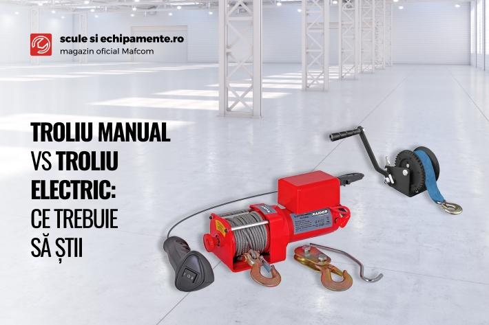 Troliu manual vs troliu electric: ce trebuie sa stii