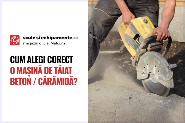 Cum alegi corect o mașină de tăiat beton / cărămidă?