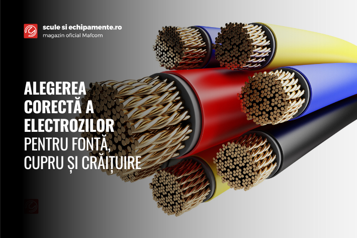 Alegerea corectă a electrozilor pentru fontă, cupru și crăițuire