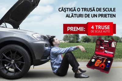 Concurs: Poti castiga o trusa de scule auto pentru tine si un prieten!