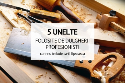 5 unelte folosite de dulgherii profesionisti care nu trebuie sa-ti lipseasca