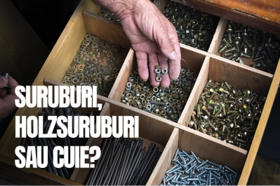 Principalele diferente dintre suruburi, holzsuruburi si cuie