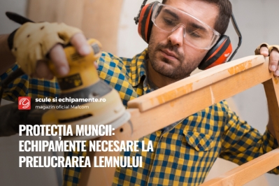 Protectia muncii: echipamente necesare la prelucrarea lemnului