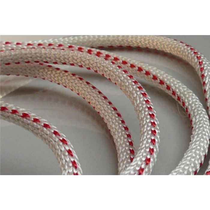 Snur 6 mm PES Alb-Rosu 10 ml 060PST0030M10