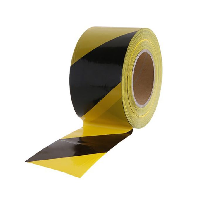 Banda semnalizare galben-negru 80 mm x 250 m  38946 Festa