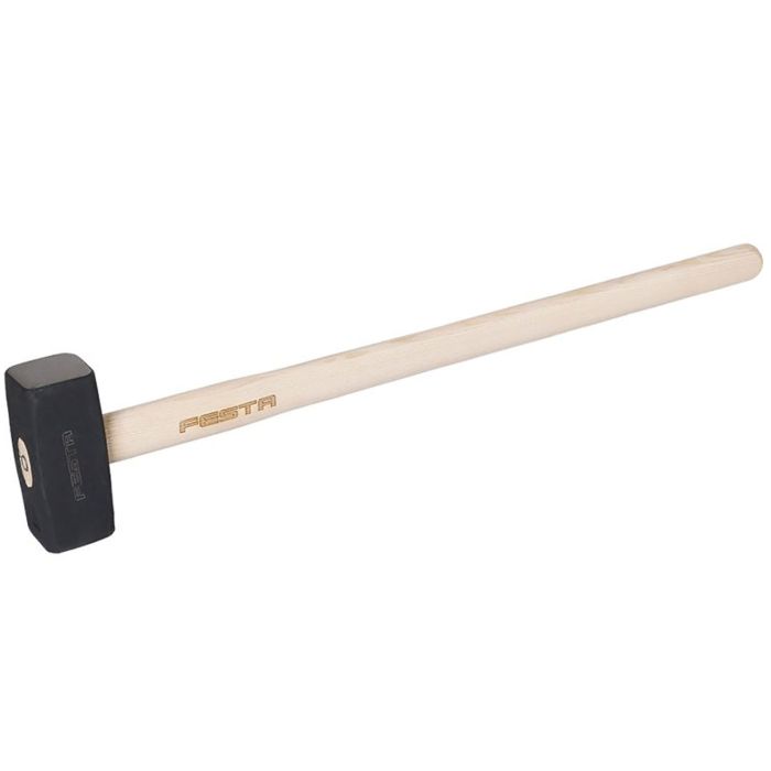 Baros forjat cu cap patrat si coada lemn 8 Kg 19076 Festa