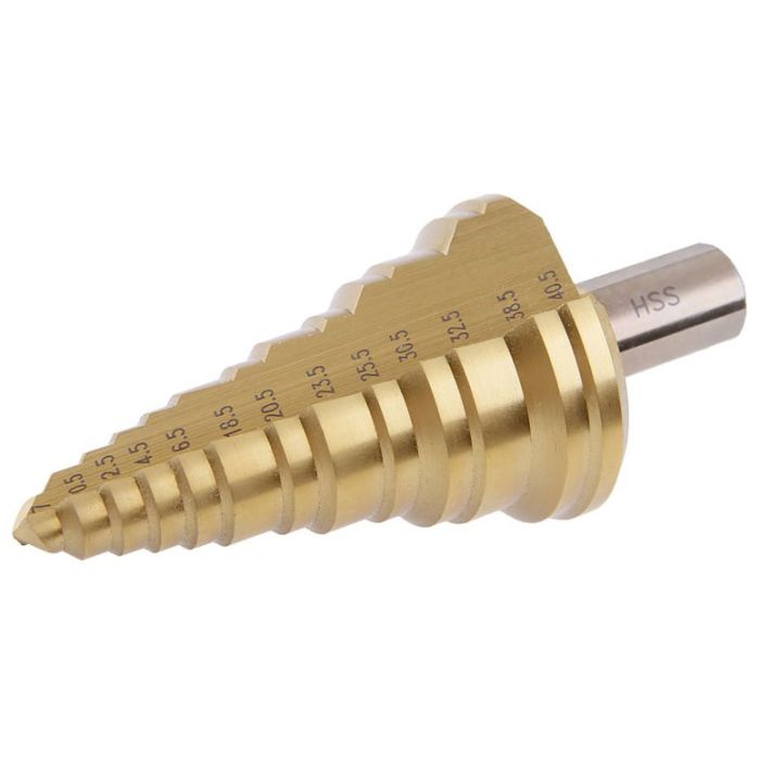 Burghiu in trepte  7-40.5 MM Titanizat 20492 Festa