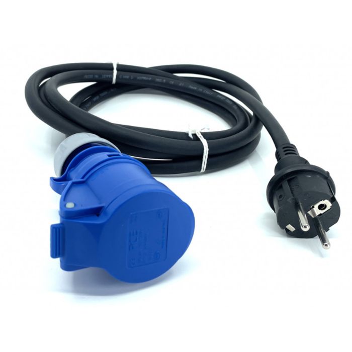 Cablu de alimentare cu priza euro, 3 X2.5, 16A 230EP-3M