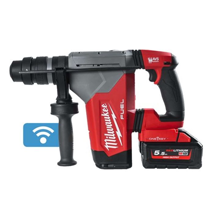 Ciocan rotopercutor SDS+ 18V-5.5Ah cu 2 acumulatori M18 ONEFHPX-552X Milwaukee