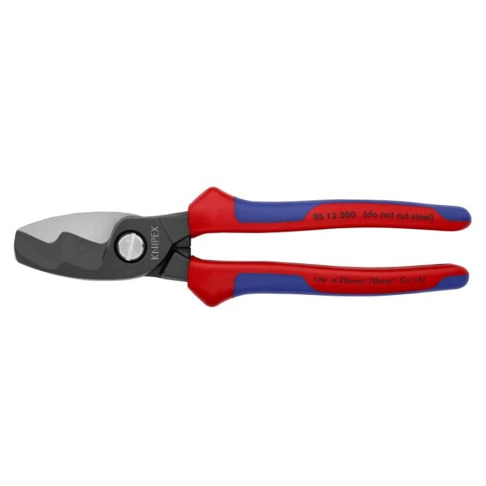 Cleste taiat cablu 200 mm Cu-Al 9512200 StepCut Knipex