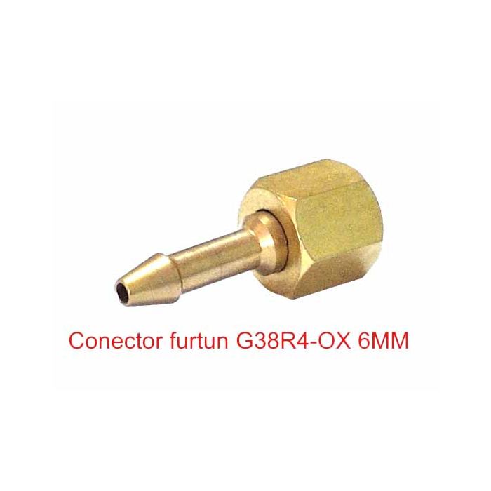 Conector pentru furtun sudura oxigen 6MM G38R4-OX Harris