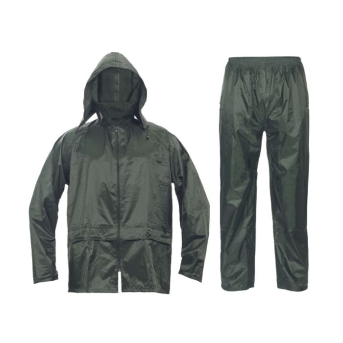Costum impermeabil verde Carina