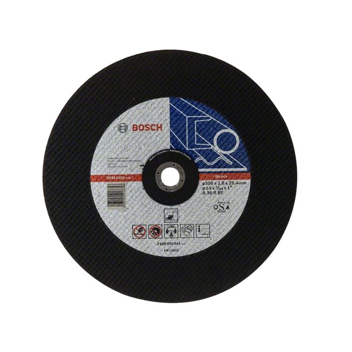 Disc abraziv pentru taierea metalului 355X2.8X25.4 mm 2608600543 Bosch