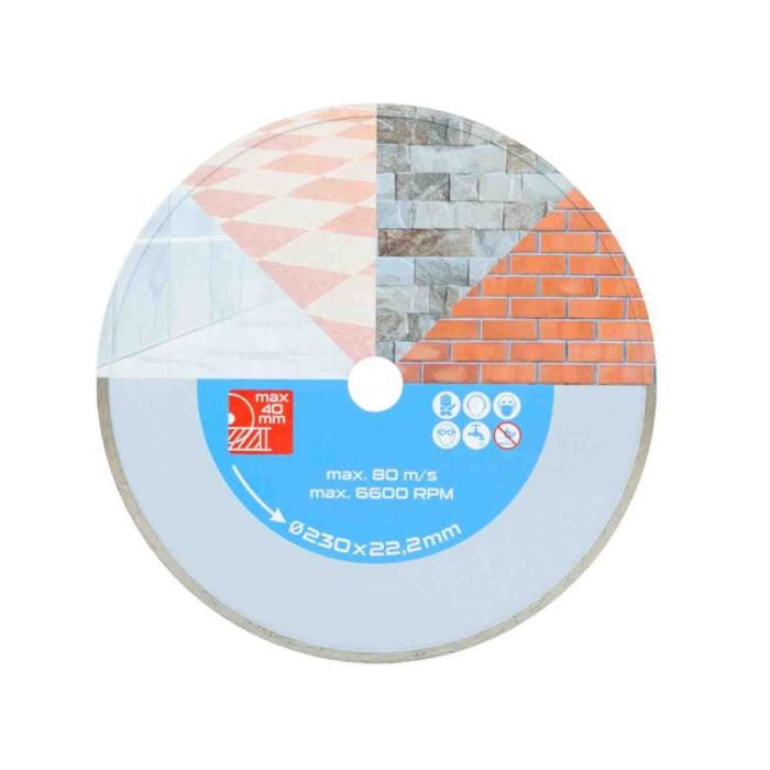 Disc diamantat continuu 230X3X22.2 mm Universal 21023 Diamant