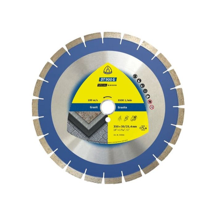 Disc diamantat segmentat 125X22.2 mm DT 900 G Special Granit Klingspor