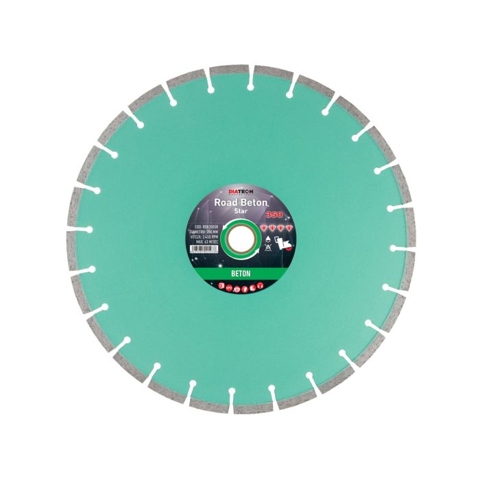 Disc diamantat segmentat 350X3.3X30-25.4 mm Beton ROAD STAR