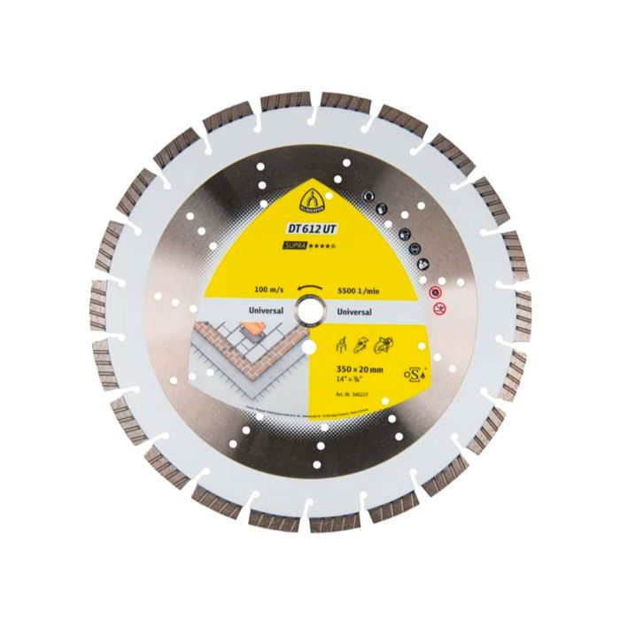 Disc diamantat segmentat 400X25.4 mm Beton DT612UT Supra Klingspor