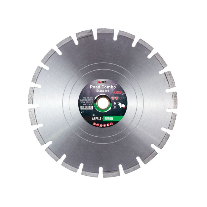 Disc diamantat segmentat 400X3.2X30-25,4 mm Beton+Asfalt COMBO STANDARD