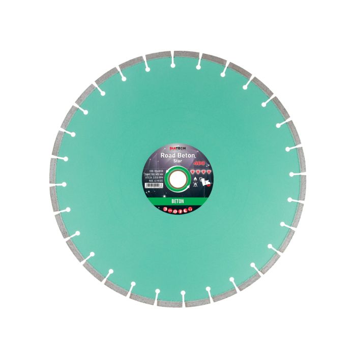 Disc diamantat segmentat 400X3.8X30/25.4 mm Beton ROAD STAR