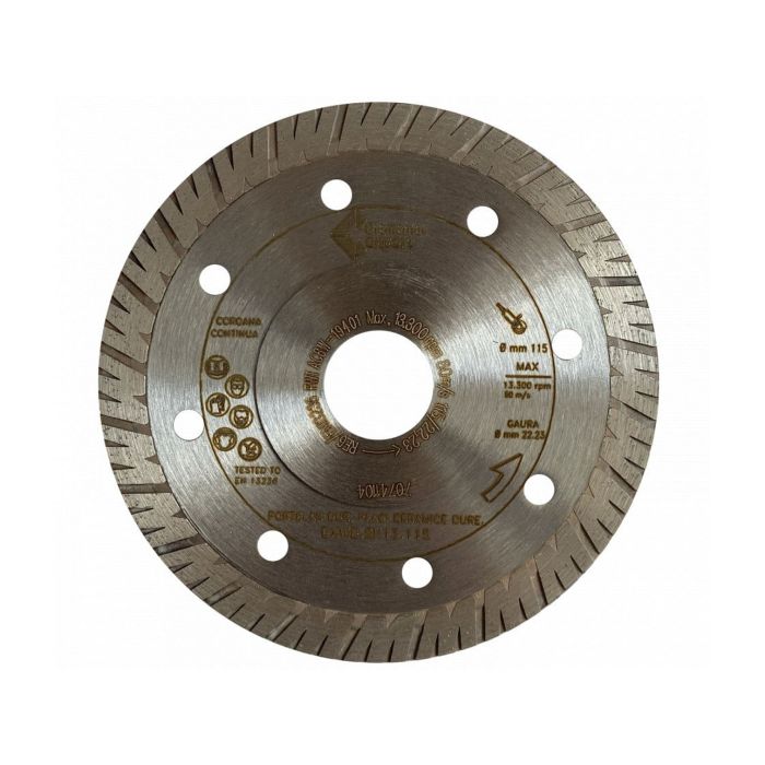 Disc diamantat Turbo 115X1.4X22.2  DXWD.SK13.115 Ceramica dura DiamantatExpert