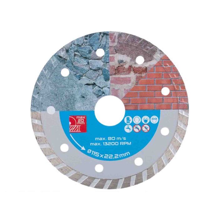 Disc diamantat Turbo 115X1.8X22.2 mm Universal 21135 Diamant