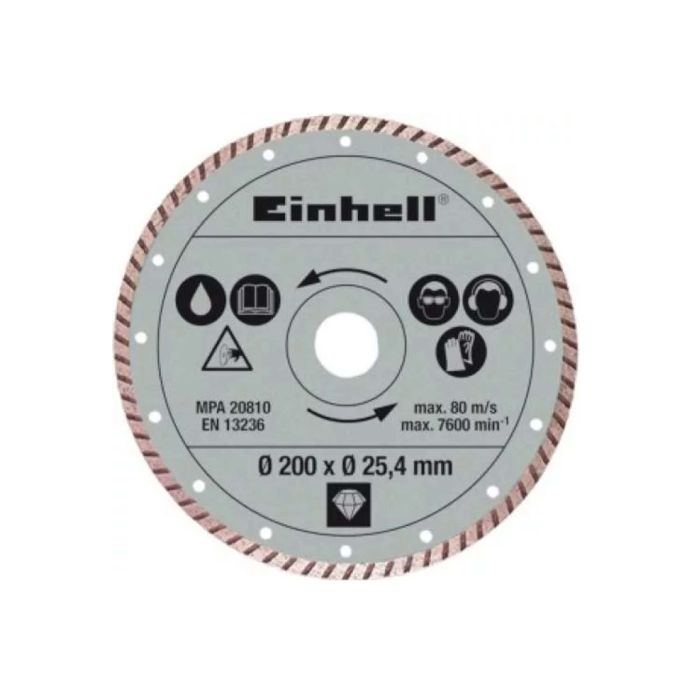 Disc diamantat Turbo 200X2.2X25.4 mm Ceramic 4301175 Einhell