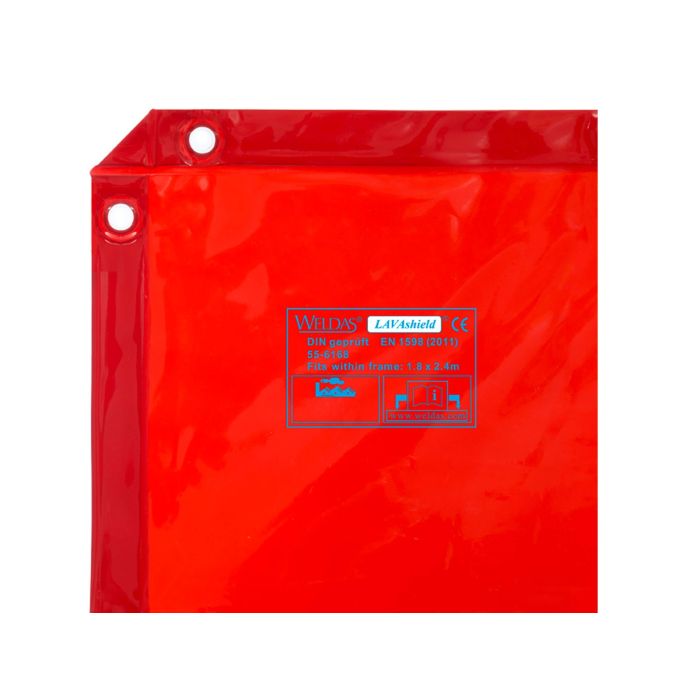 Folie protectie sudura 1.74 x 2.34 m rosu 55-6168