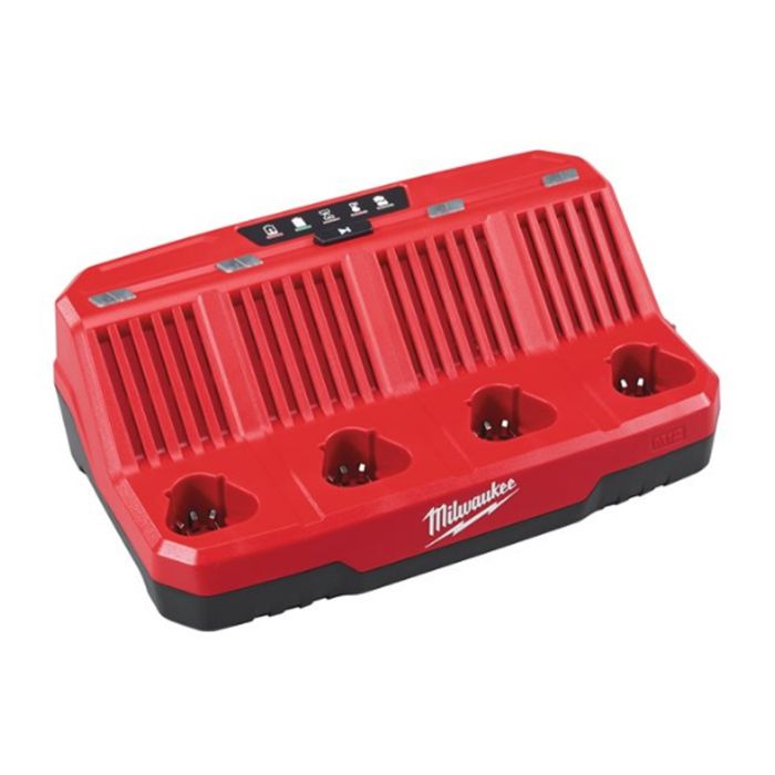Incarcator acumulatori 4 porturi M12™ M12 C4 Milwaukee