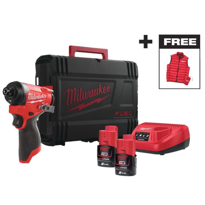 Masina de insurubat (cu biti) 2 acumulatori 12V 2Ah M12 FID2MC-202X Milwaukee