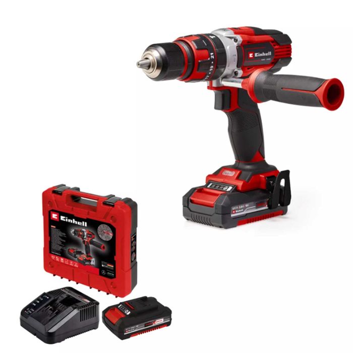 Masina gaurit cu 2 acumulatori 18V TE-CD 18-48 Li-i 4513935 Einhell - pachet complet