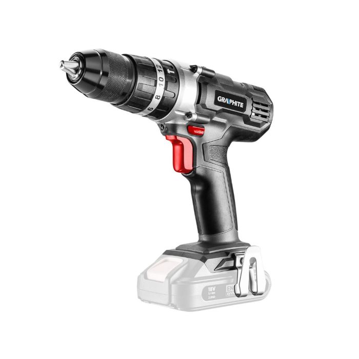 Masina gaurit si insurubat cu percutie fara acumulator 18V 58G010 Graphite