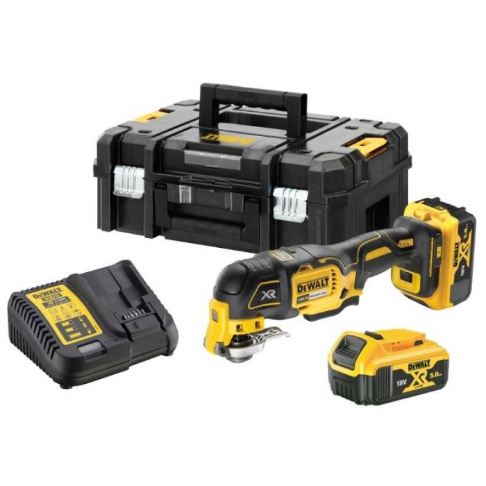Masina multifunctionala 18V cu 2 acumulatori 5Ah DCS356P2 DeWalt - set complet