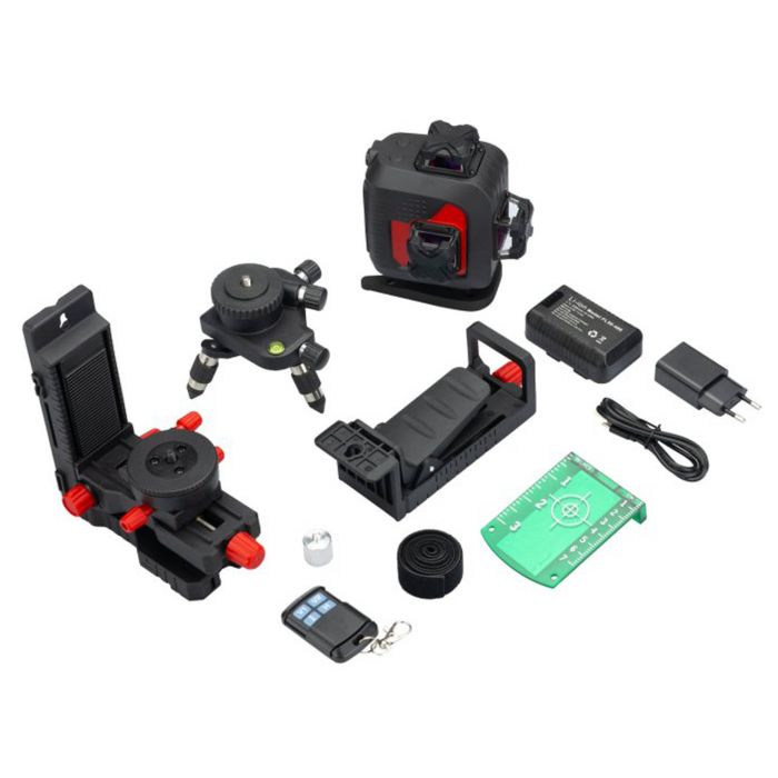 Nivela laser cruce 4D ALL LINE 360° 26205 Festa - set complet