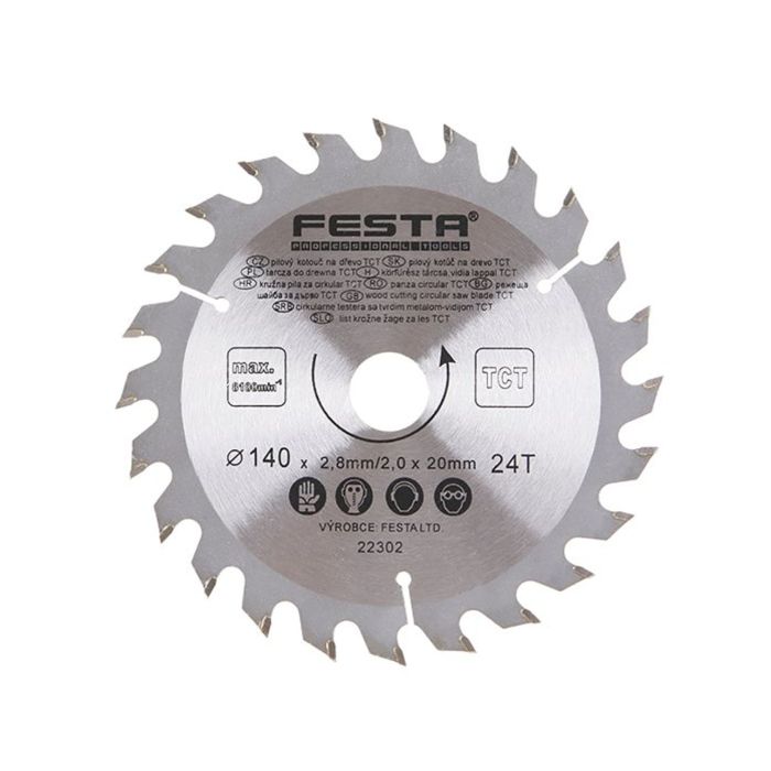 Panza circulara placata 140 x 2.8 x 20 mm 24Z 22302