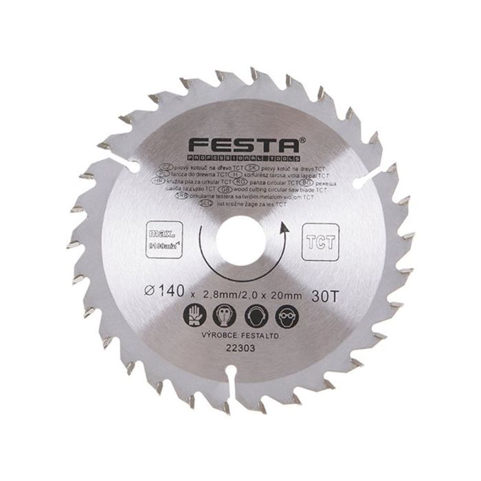 Panza circulara placata 140 x 2.8 x 20 mm 30Z 22303