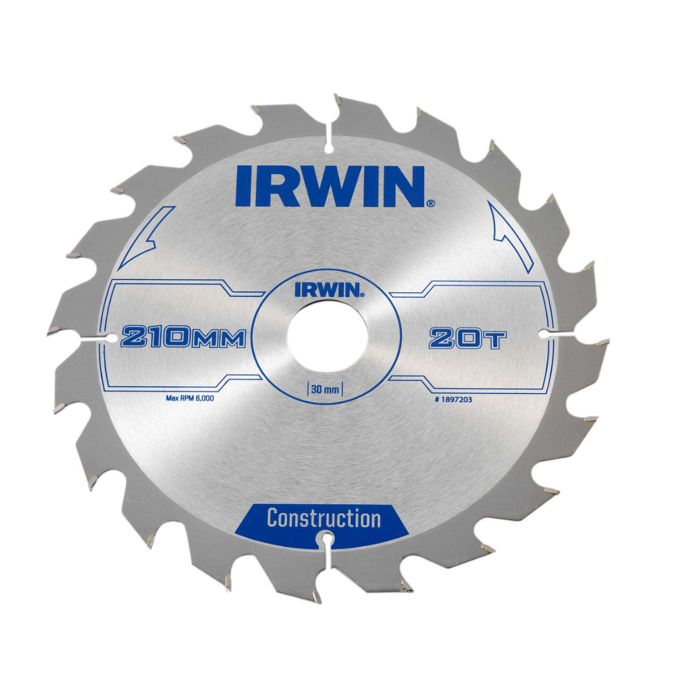 Panza circulara placata 210 x 2.5 x 30 mm 20Z 1897203 Irwin