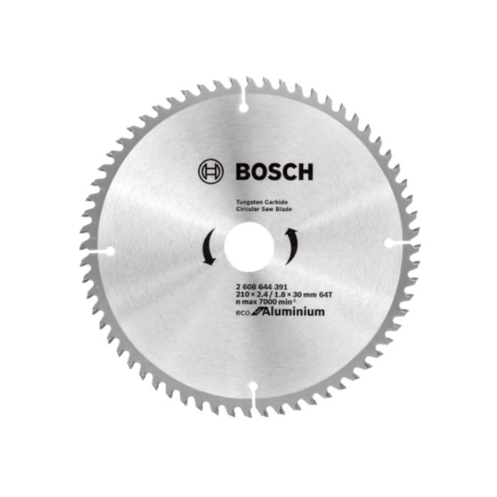 Panza circulara placata 210 x 2,4 x 30 mm 64Z pentru aluminiu Bosch