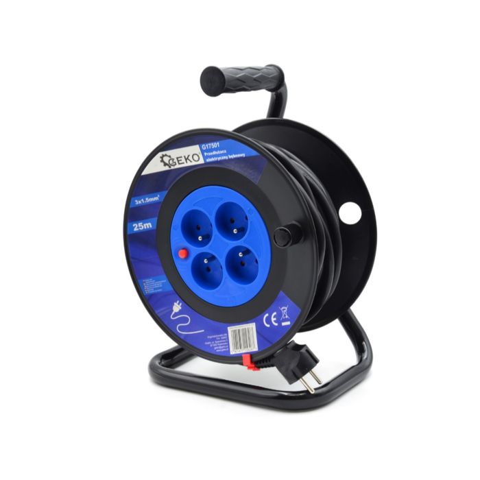 Prelungitor pe tambur 3X1.5 mm 25M 230V K17501