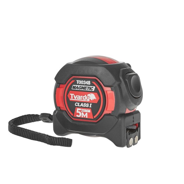 Ruleta magnetica cu 2 fețe și oprire automată 5 m X 25 mm T00348