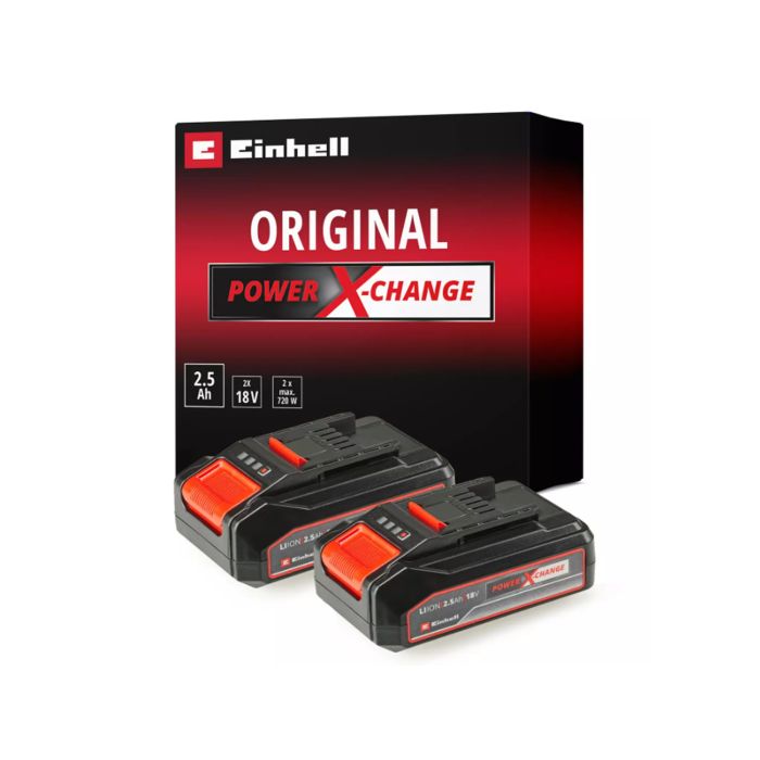 Set 2 acumulatori 18V 2.5Ah 4511524 Einhell