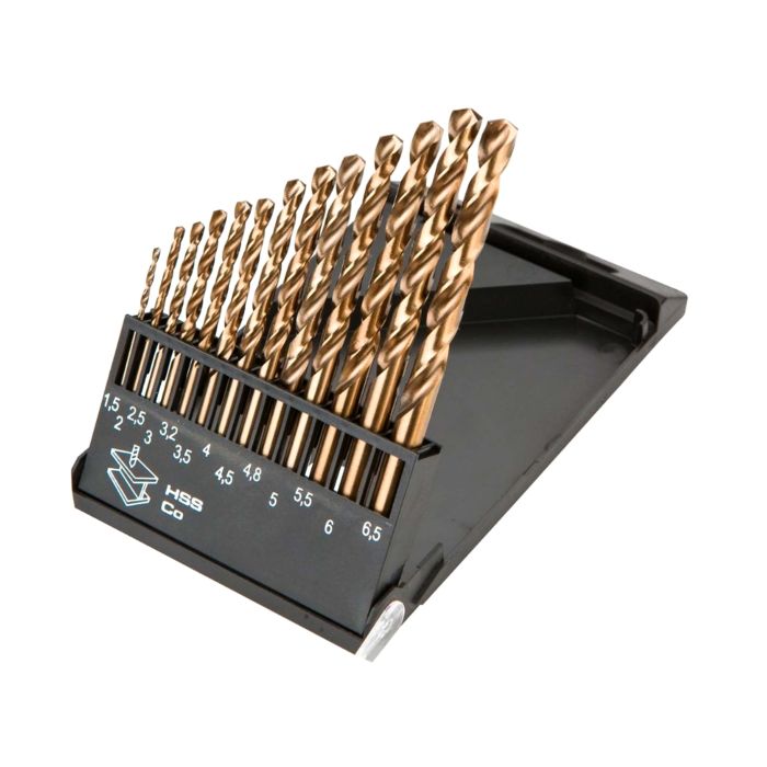 Set burghie metal 13buc 1.5-6.5MM COBALT 57H088TOP