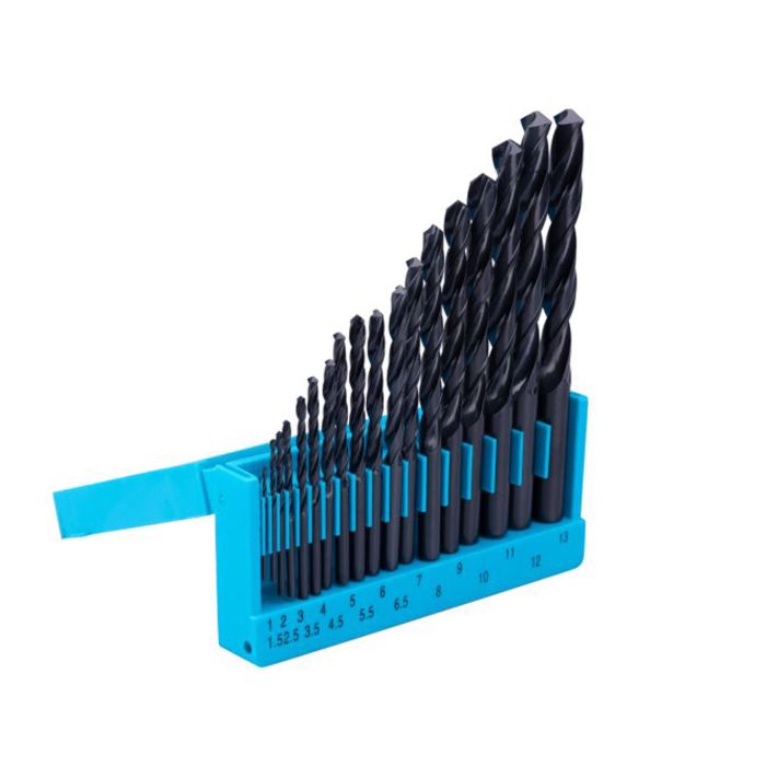 Set burghie metal 19 buc 1-13 mm coada cilindrica 20310 Westberg