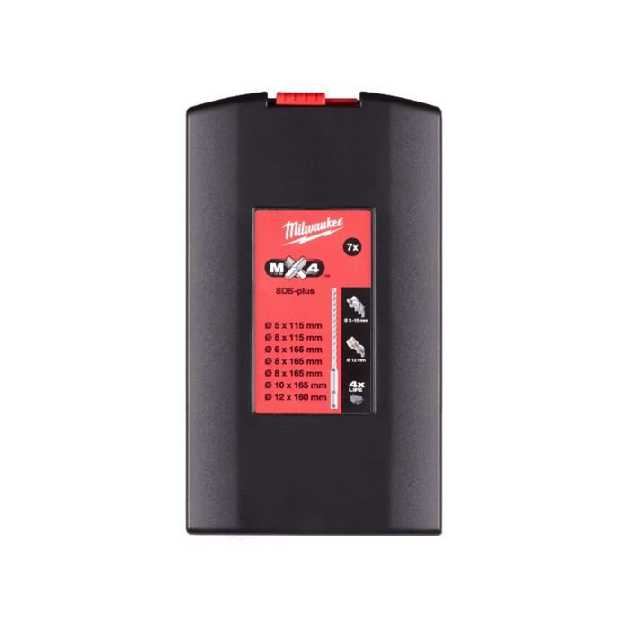 Set burghie SDS Plus 7buc MX4 4932492113 Milwaukee