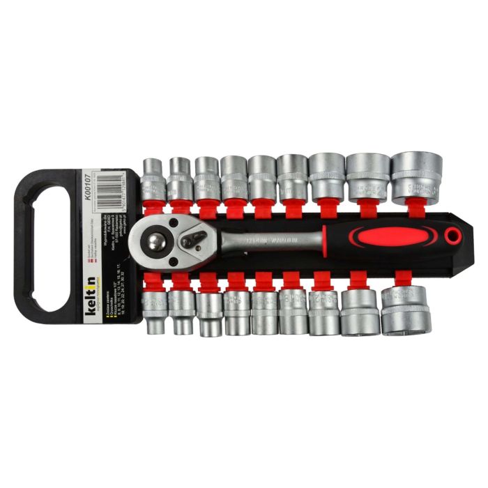 Set capete tubulare 19 buc 8-32 mm K00107