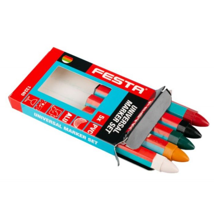 Set creta industriala 5 culori 13240