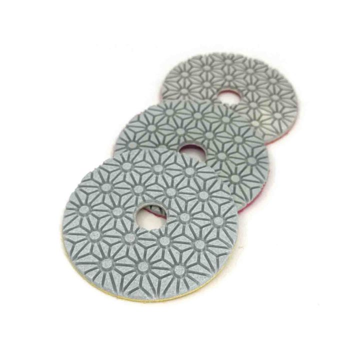 Set dischete diamantate 100 mm GR50-1000 3BUC DXDY.DRYPAD.100