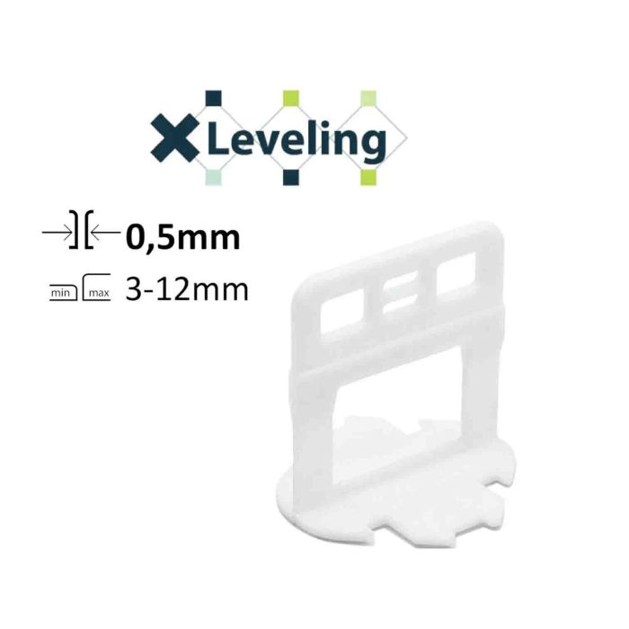 Set distantiere nivelare ceramica 0.5 mm (3-12 mm) PLC0.5100 XLeveling