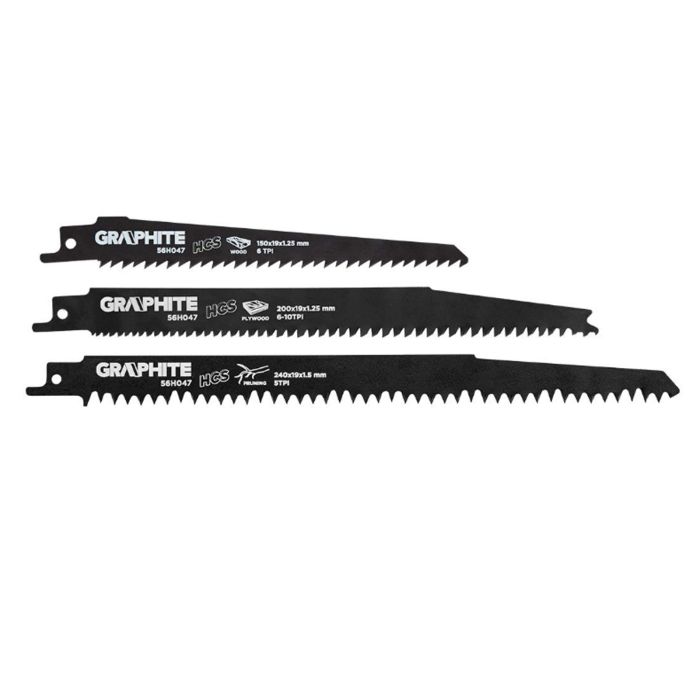 Set lama ferastrau sabie 3buc 56H047 Graphite